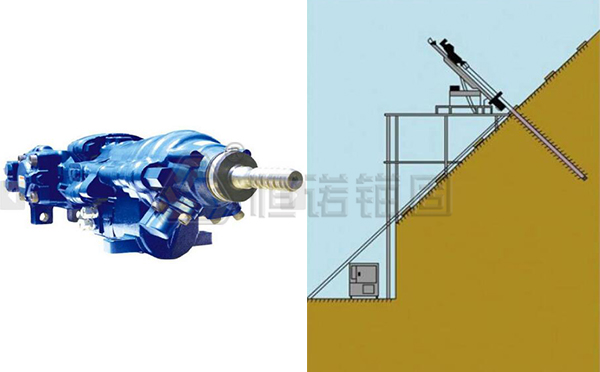 分體式高邊坡鉆機